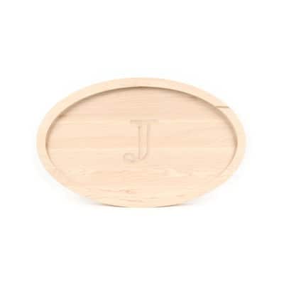 Oval Maple Trencher Board J