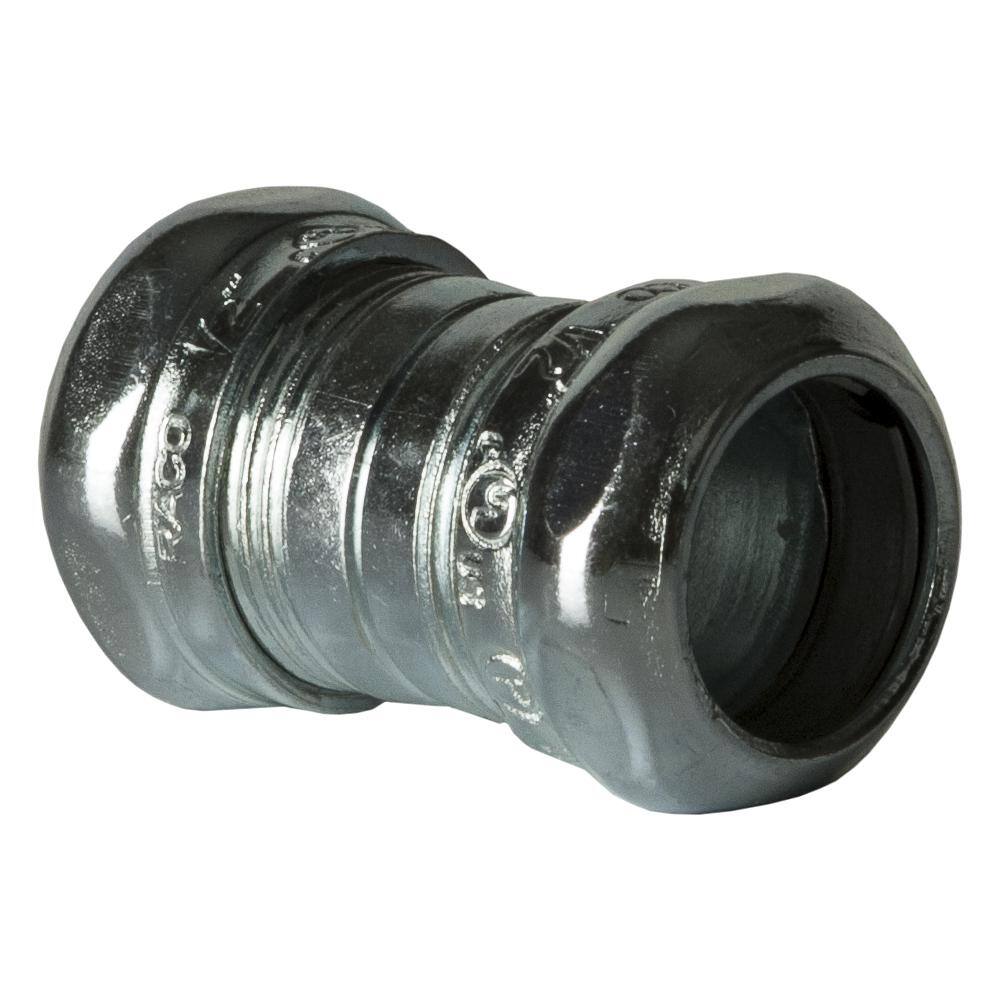 RACO 1 2 In EMT Compression Coupling 5 Pack 2922B5 The Home Depot