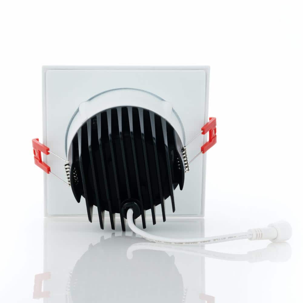 White Aluminum LED Recessed Downlight with Dimmable Feature