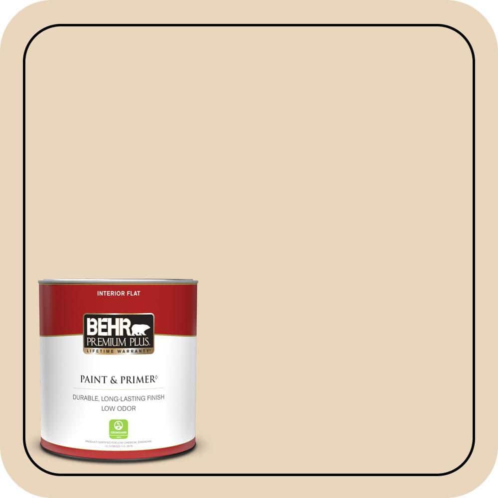 1 qt. #N280-2 Writers Parchment Flat Low Odor Interior Paint & Primer price history on PriceWatchPro