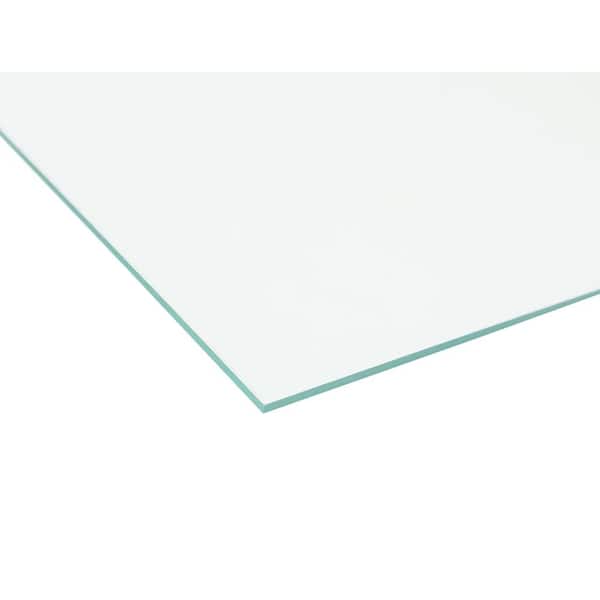 Unbranded 12 in. x 16 in. x 3/32 in. Clear Glass
