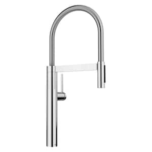 Culina II Single Handle Pull Down Sprayer Kitchen Faucet in Chrome