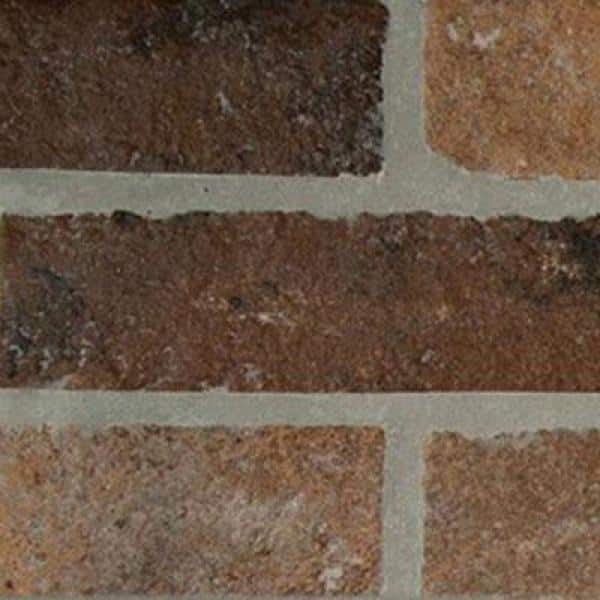 MSI Rustico Brick 2-1/3 in. x 10 in. Matte Porcelain Floor and Wall Tile (5.15 sq. ft./case)