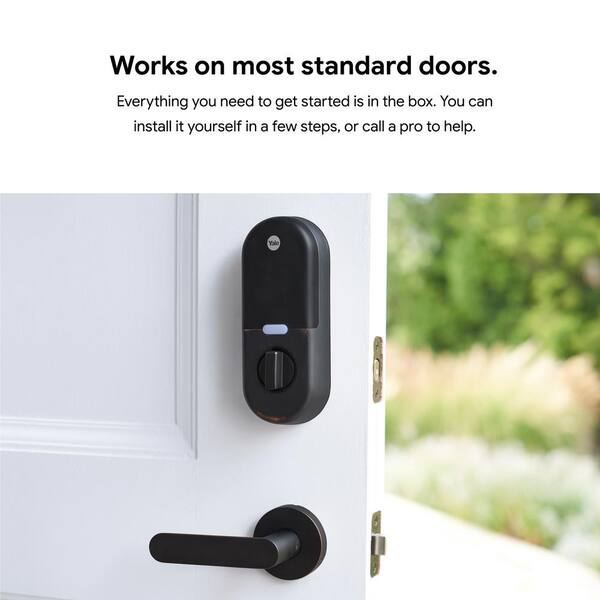Nest x Yale Lock Oil-Rubbed Bronze Door Lock with Nest Connect New 