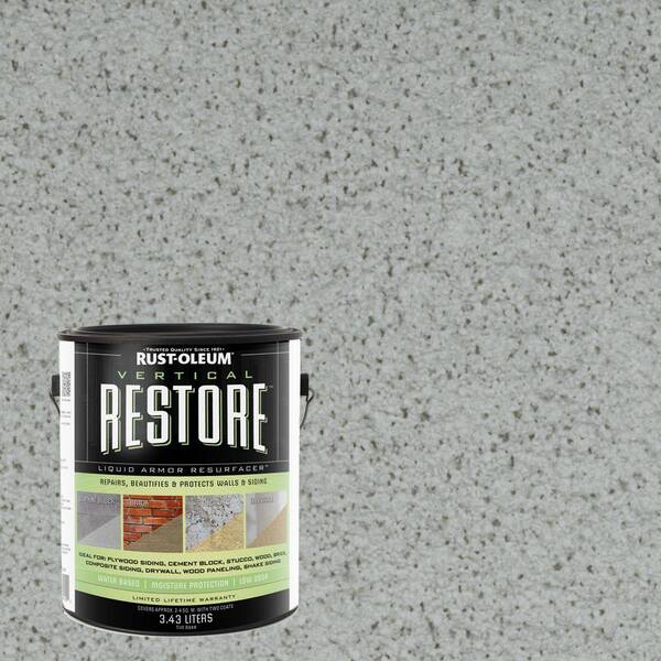 Rust-Oleum Restore 1-gal. Blue Sky Vertical Liquid Armor Resurfacer for Walls and Siding