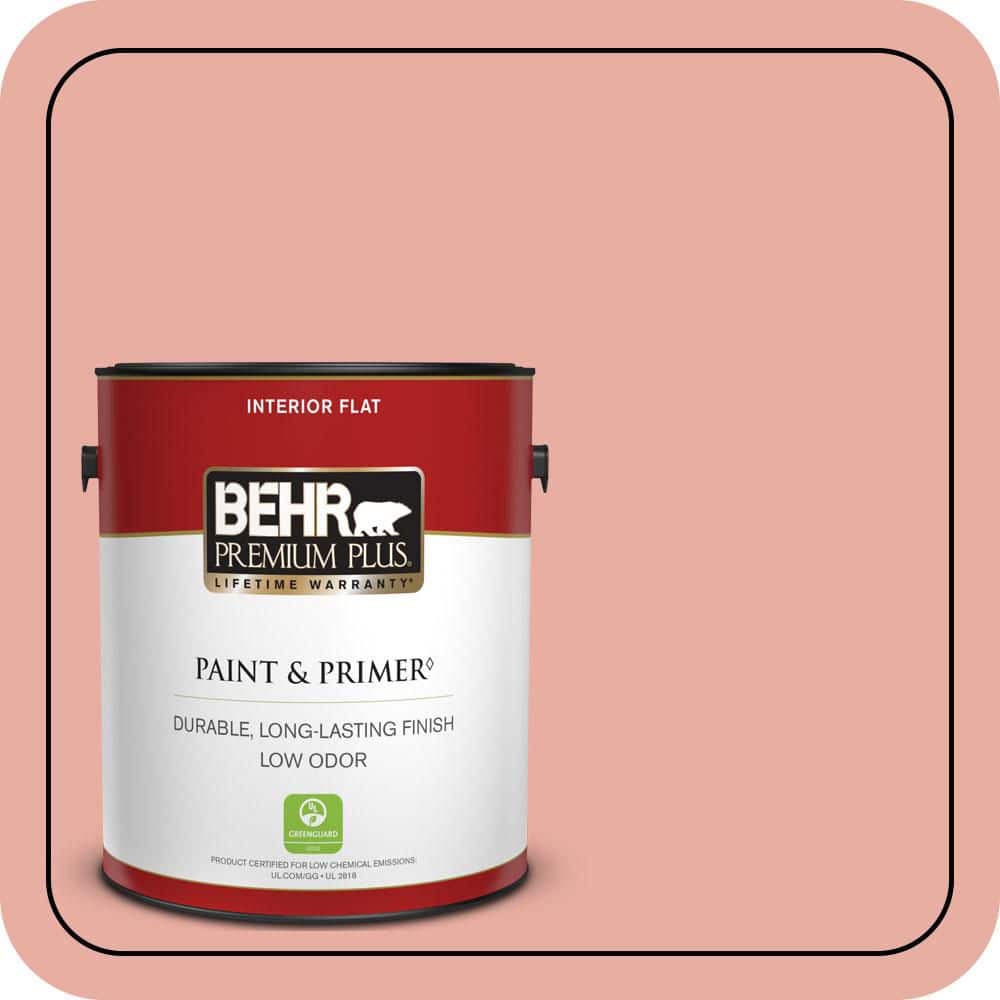 1 gal. #180C-3 Rose Linen Flat Low Odor Interior Paint & Primer price history on PriceWatchPro