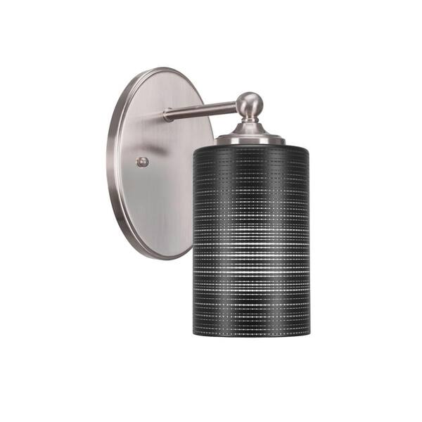 Unbranded Royale 1-Light Brushed Nickel Wall Sconce