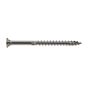 0.276 in. x 5 in. T-50 6-Lobe, Washer Head, Strong-Drive SDWS Timber Screw, Type 316 Stainless Steel (30-Pack)