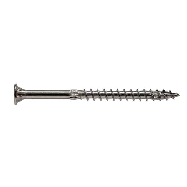 Simpson Strong-Tie 0.276 in. x 5 in. T-50 6-Lobe, Washer Head, Strong-Drive SDWS Timber Screw, Type 316 Stainless Steel (30-Pack)