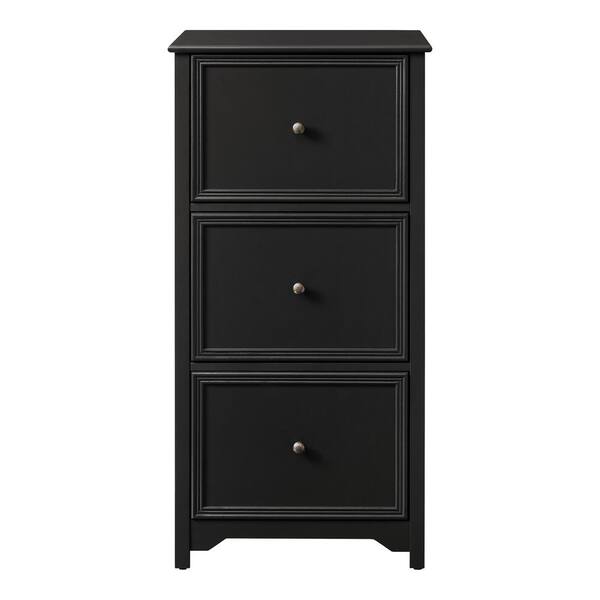 Home Decorators Collection Bradstone 3-Drawer Dark Charcoal File ...