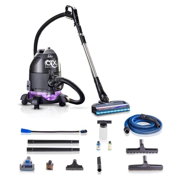 Prolux CTX PET Bagless Corded Water Filtered MultiSurface Black Canister Vacuum ctx250 The