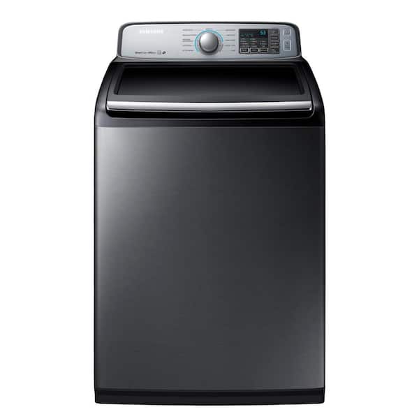 Samsung 5.0 cu. ft. High-Efficiency Top Load Washer in Platinum, ENERGY STAR