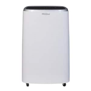 12,000 BTU (8,000 BTU DOE) Portable Air Conditioner with Dehumidifier and Mirage Display in White