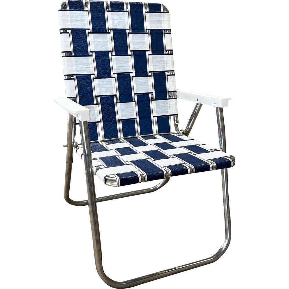 Durable St. Augustine Aluminum Lightweight Stackable Folding Lawn Chair wit