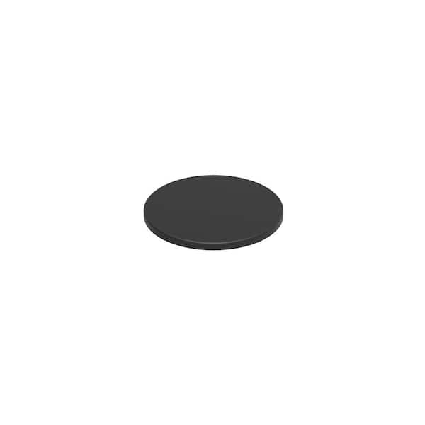 5 in. Drain Cover for Granite Composite Kitchen Sink and Garbage Disposal in Matte Black
