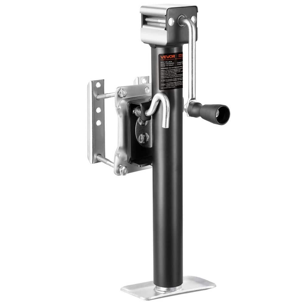 Trailer Jack, 2500 lbs. Load, Heavy-Duty Swivel Bolt-on Jack with Handle, 15-in. Travel, for RV, Horse, 2025 update price history on PriceWatchPro