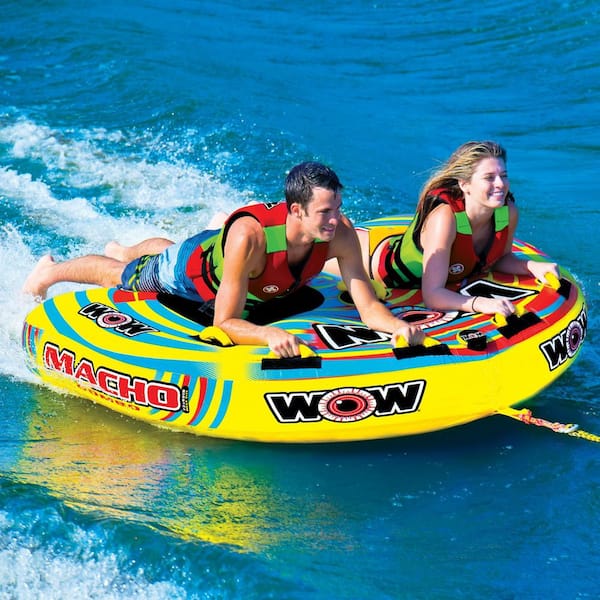 WOW 2-Person Coupe Cockpit Tow Tube Towables Outdoor Sports Boats Summer Fun New 