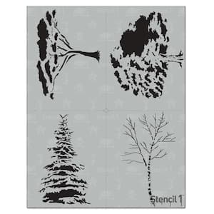 Trees Stencil (4-Pack)