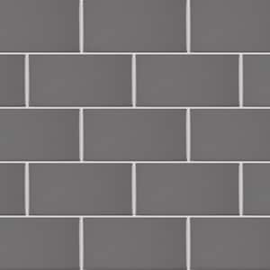 Restore Dove Gray 3 in. x 6 in. Glazed Ceramic Subway Wall Tile (550 sq. ft./Pallet)