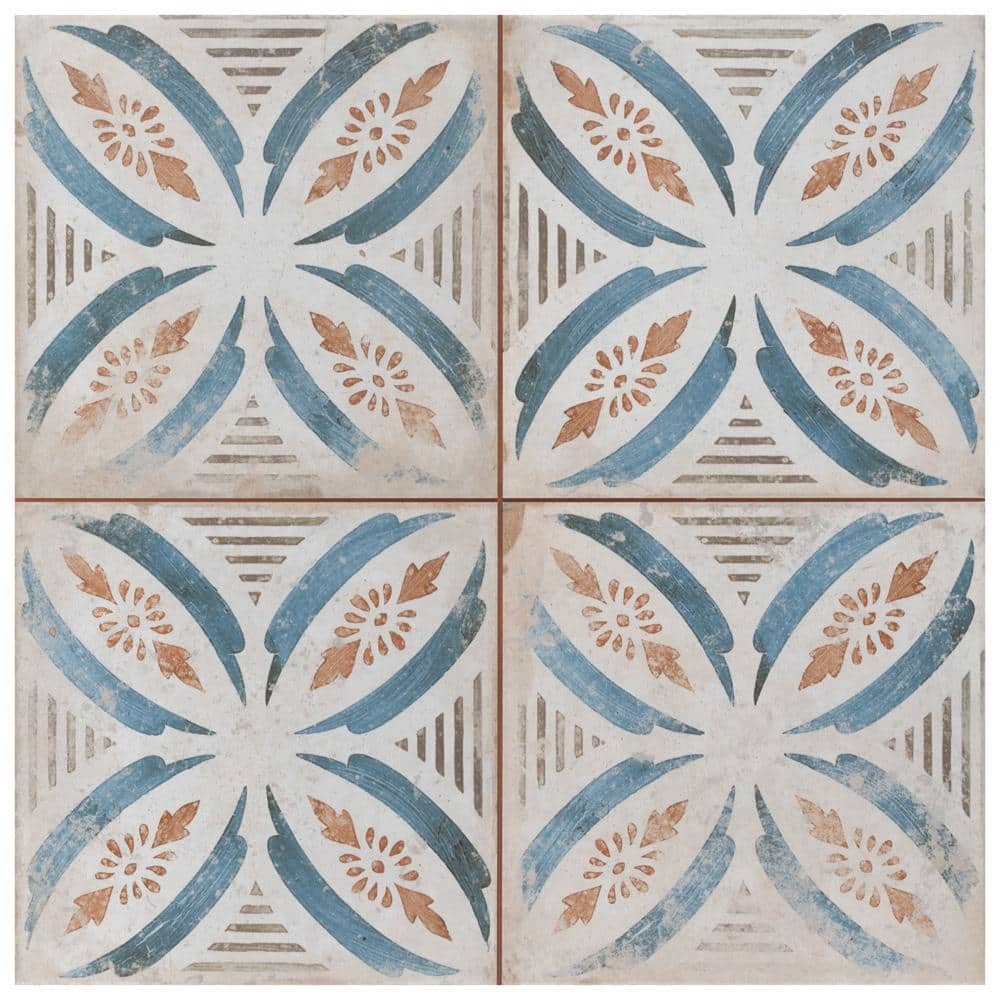 Kings Root Petal 9 in. x 9 in. Ceramic Floor and Wall Take Home Tile Sample price history on PriceWatchPro