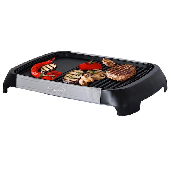 Brentwood 985104453M Select 315 Sq. in. Black Electric Grill/Griddle with Non-Stick Surface
