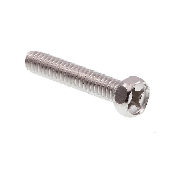 Fillister Head Stainless Slotted Machine Screw 5/16"-18 x 1.50" Length 20 Pcs 