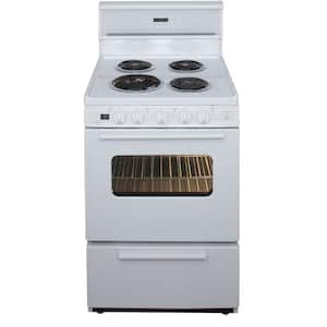 24 in. 2.97 cu. ft. Electric Range in White