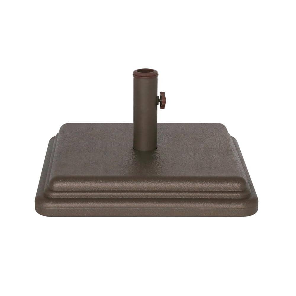 Heavy Duty Bronze Concrete Umbrella Base with 4" Stem