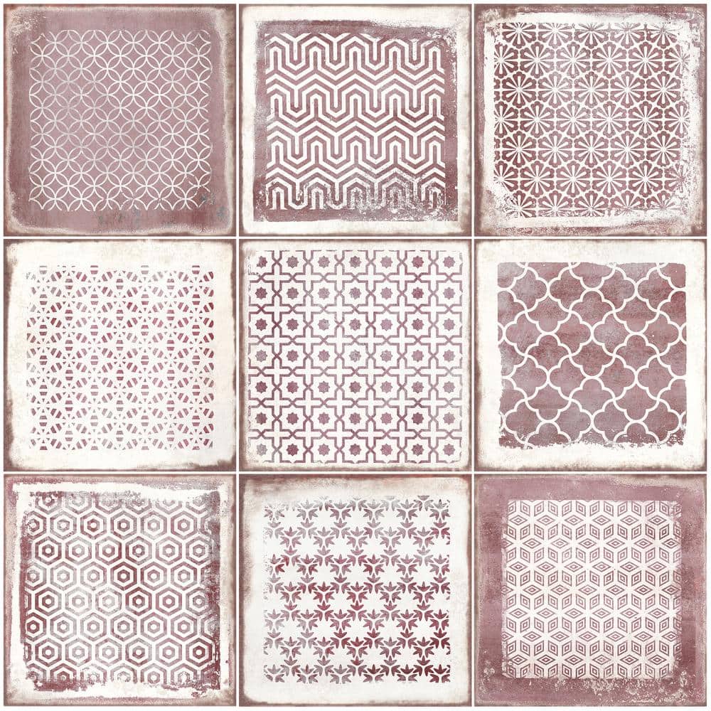 Coronado 8" x 8" Matte Pink Porcelain Wall & Floor Tile
