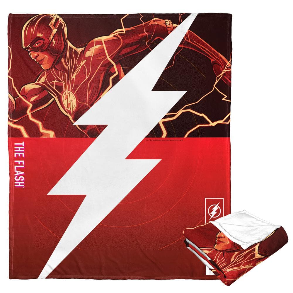 THE NORTHWEST GROUP Wb The Flash Lightening Strike Silk Touch Multi-Colored Throw