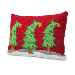 12 in. H Hooked Bent Trees Pillow