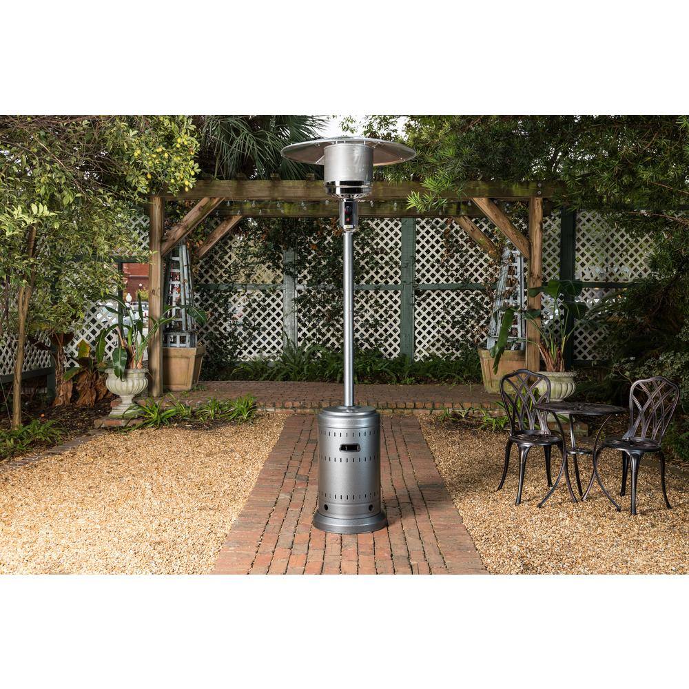 Hammered Platinum 33" x 33" Powder Coated Propane Patio Heater