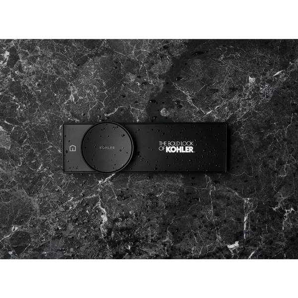 KOHLER Anthem Remote On/Off Button for Digital Thermostatic Valve in Vibrant Brushed Moderne Brass