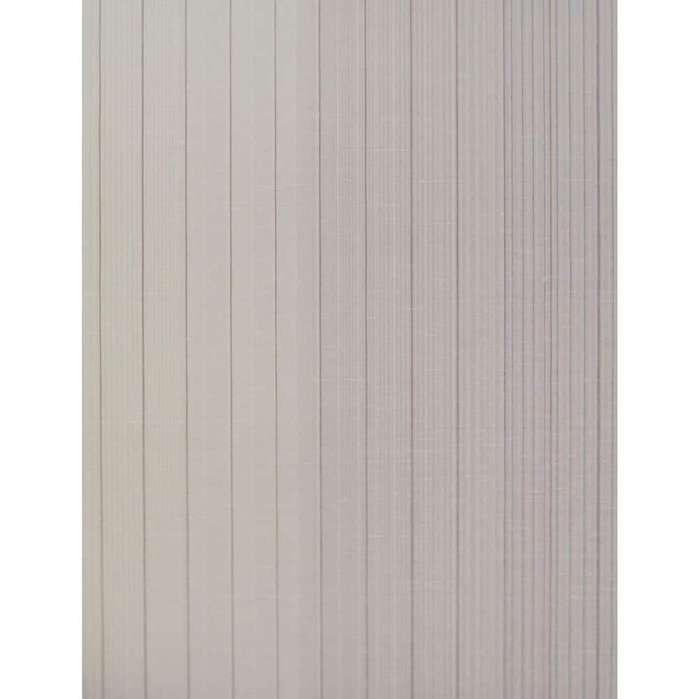 York Wallcoverings Beige Vertical Stripe Paper Wallpaper Matte, 20.5 in