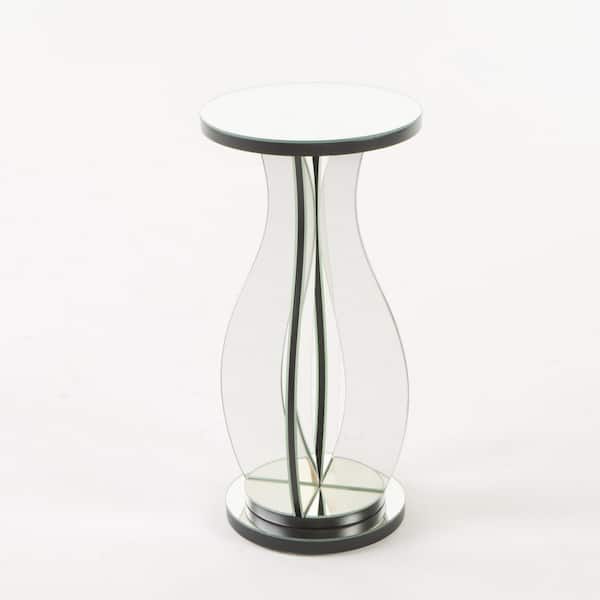 Noble House Sena Mirrored Round Side Table