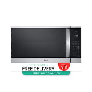 1.8 cu. ft. 30 in. W Smart Over the Range Microwave Oven with EasyClean in PrintProof Stainless Steel 1000-Watt