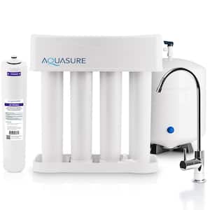 Premier Series Alkaline Remineralizing Reverse Osmosis Water Filtration System with Chrome Faucet
