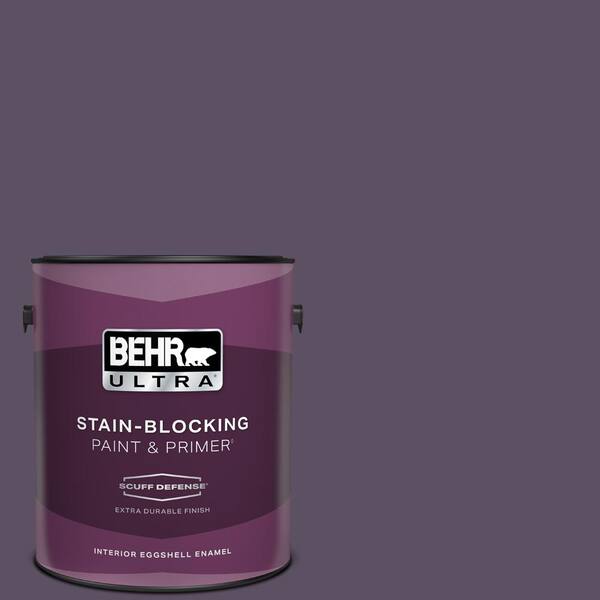 BEHR ULTRA 1 gal. #660F-7 Napa Grape Extra Durable Eggshell Enamel Interior Paint & Primer