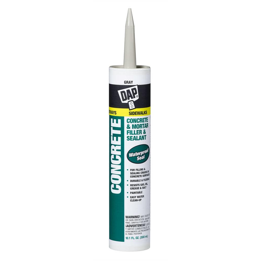 Dap 10 1 Oz Gray Concrete And Mortar Filler And Sealant 18096 The Home Depot