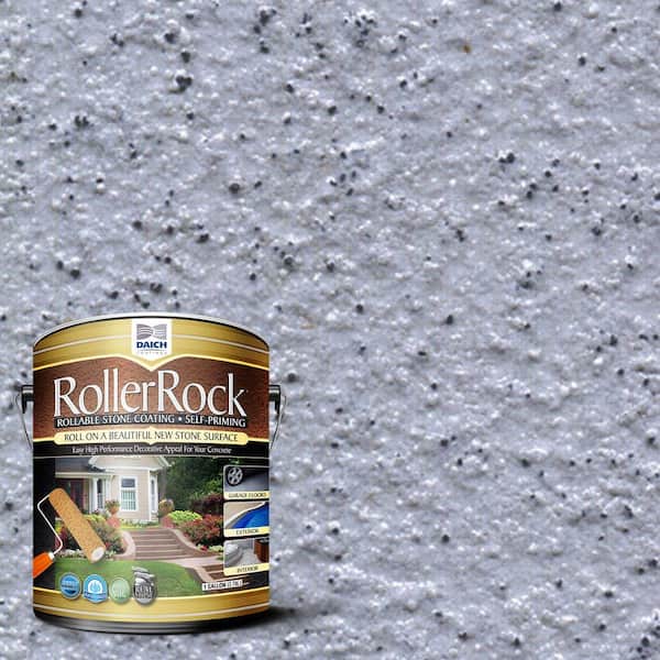 DAICH RollerRock 1 gal. Self-Priming Deep Slate Exterior Concrete Coating