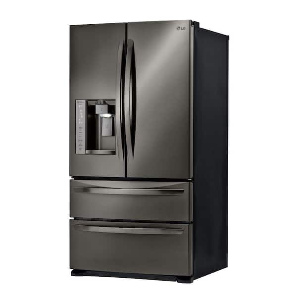 LG 26.7 cu. ft. French Door Refrigerator in Black Stainless Steel