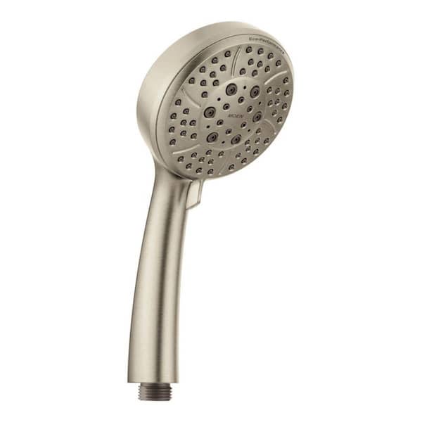 4-Spray Freestanding Handheld Shower Head 1.75 GPM in Brushed Nickel