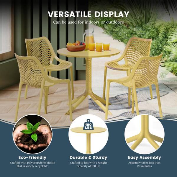 WESTIN OUTDOOR Frond&Form Modern Outdoor Patio Poly Plastic
