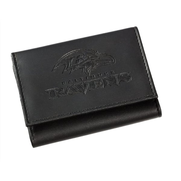 Team Sports America Baltimore Ravens NFL Leather Tri-Fold Wallet