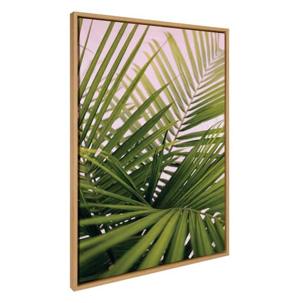 Kate and Laurel Sylvie Her Majesty 2 Framed Canvas by Alicia Bock Set of 1 Nature Art Print 28.00 in. x 38.00 in.