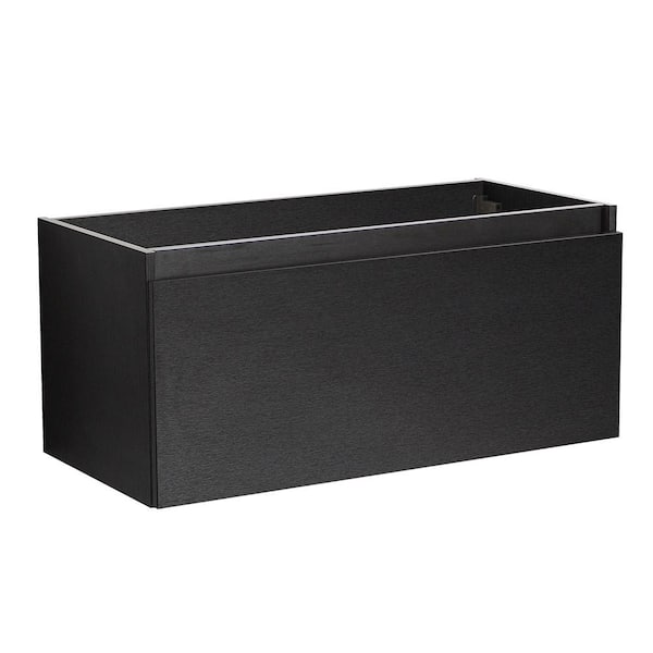 Mezzo 40 in. Bathroom Vanity Cabinet Only in Black