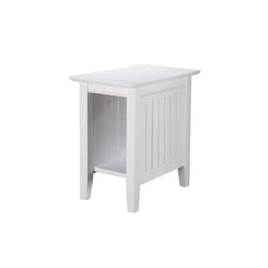 Nantucket White Chair Side Table
