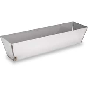 14 in. Contour Stainless Steel Mud Pan