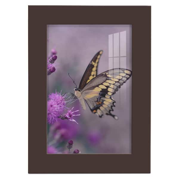 Wexford Home Modern 5 in. x 7 in. Brown Picture Frame