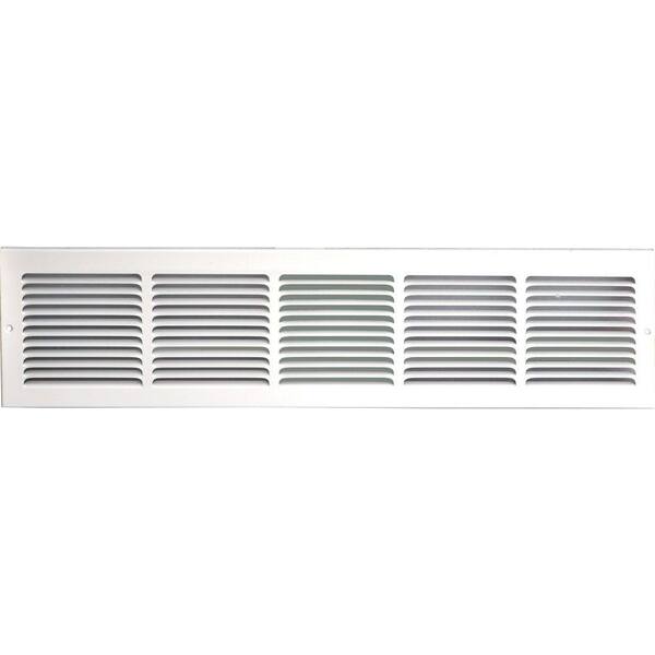 SPEEDI-GRILLE 30 in. x 6 in. Return Air Vent Grille, White with Fixed Blades